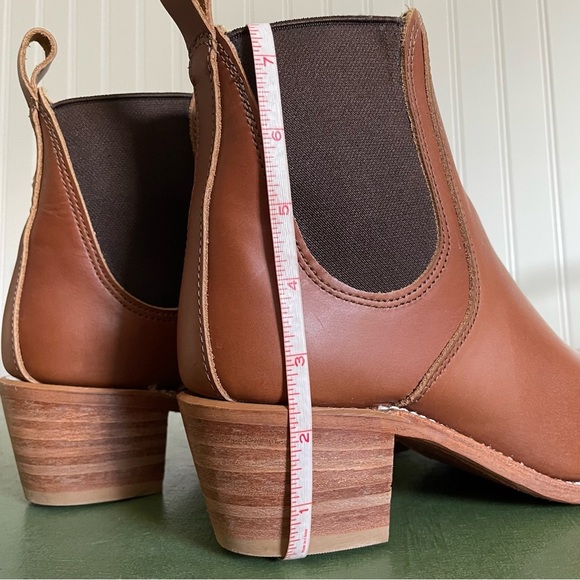 NWT Red Wing HARRIET Heeled Chelsea Boots in Cognac Excalibur Leather *USA* - Picture 6 of 15